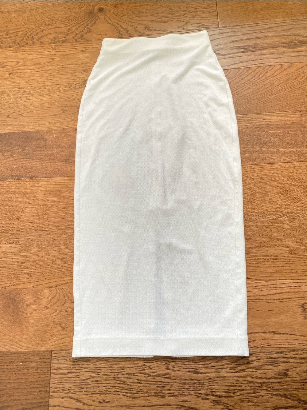 Babaton White Midi Pencil Skirt - Sleek High Waist